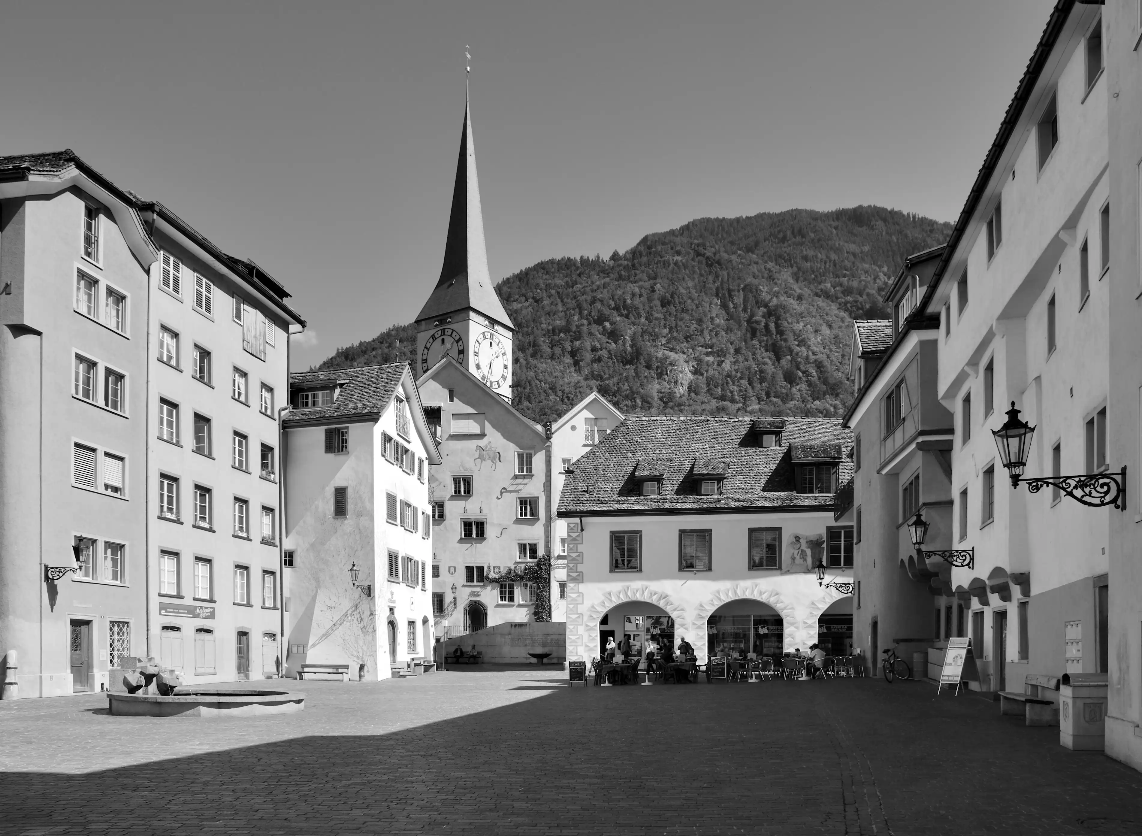 Arcas-Platz in der Churer Altstadt
