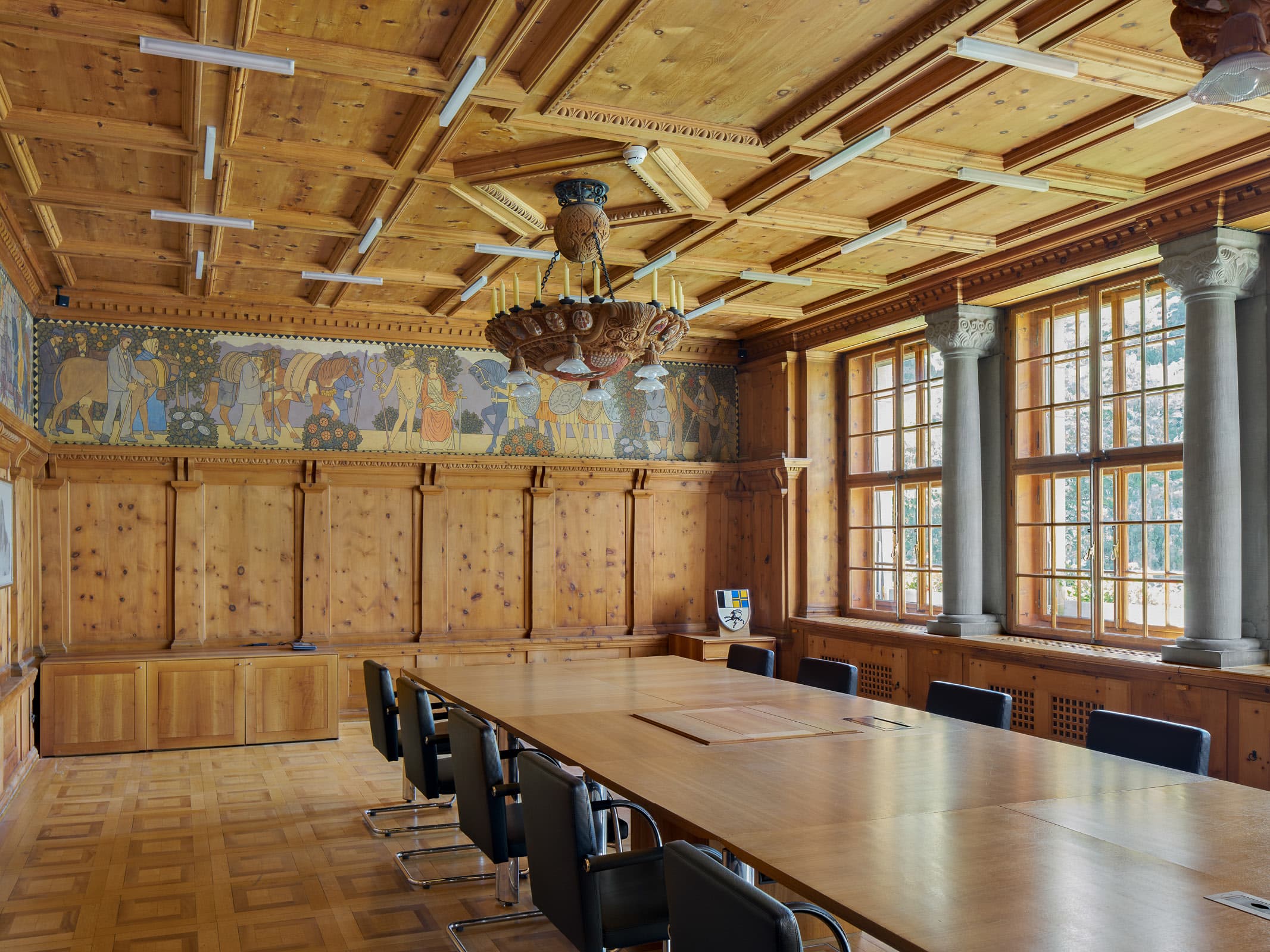 Saal Verwaltungsgebäude RhB